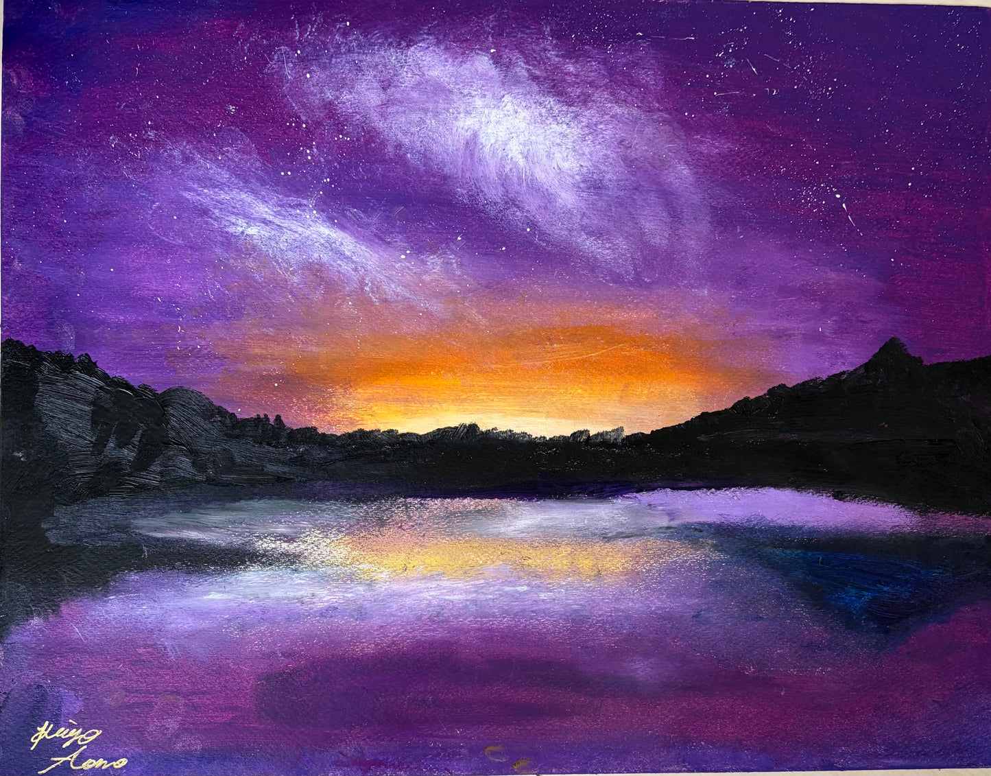 crépuscule  
Original Oil Painting  
One of a Kind