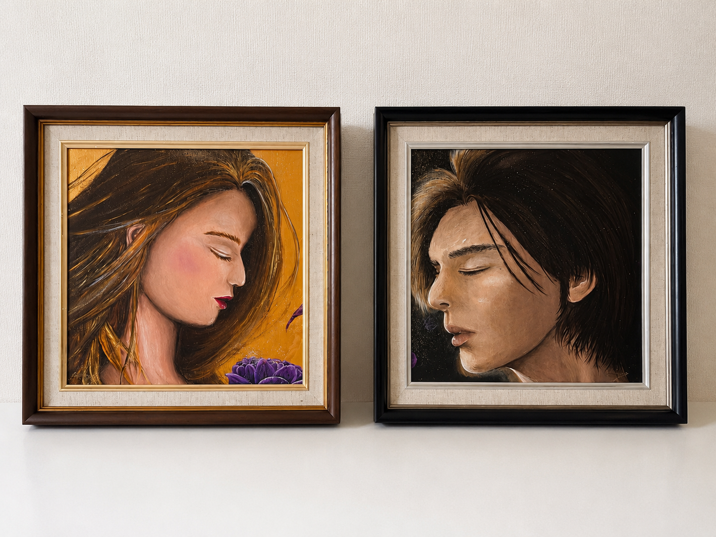 Echoes of You

Pair Original Oil Paintings｜One of a Kind Pair Artwork Set | Wind Flower & Who Are You Thinking Of