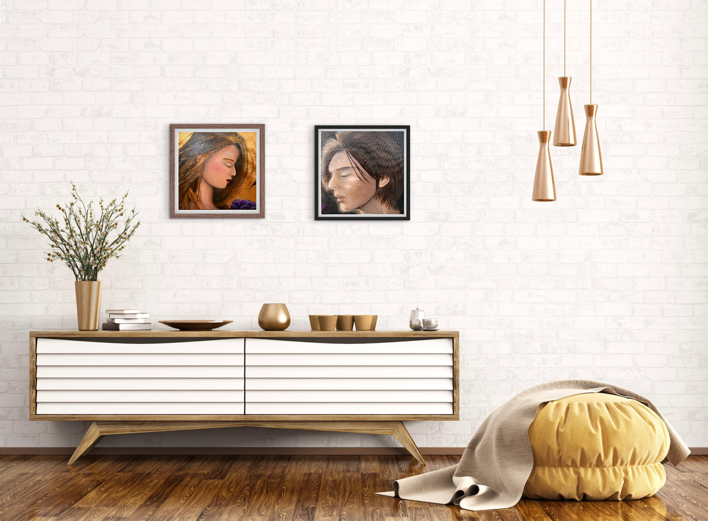 Echoes of You

Pair Original Oil Paintings｜One of a Kind Pair Artwork Set | Wind Flower & Who Are You Thinking Of