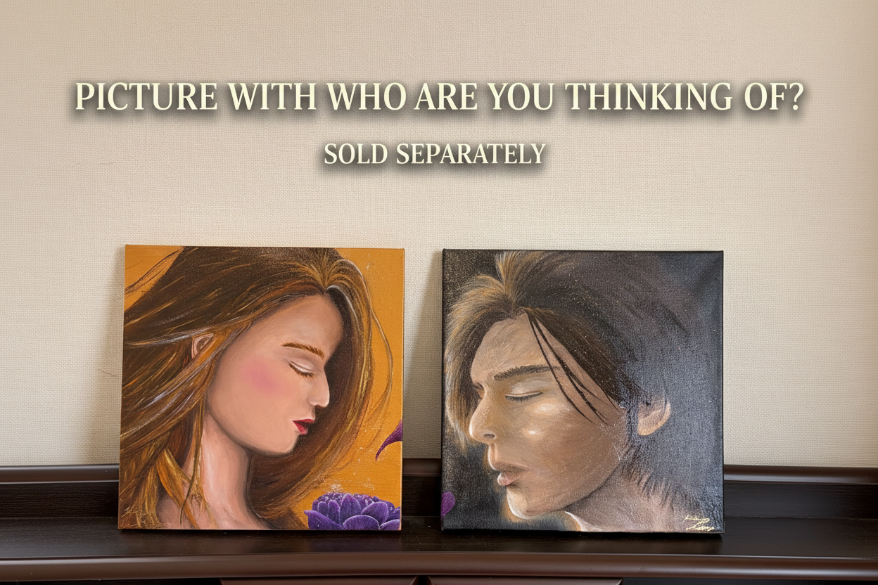 PICTURE WITH WHO ARE YOU THINKING OF? - SOLD SEPARATELY